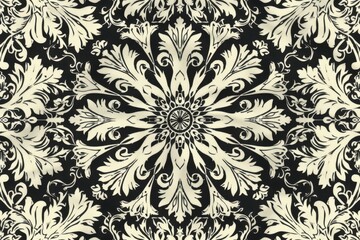 Fototapeta premium Elegance in Geometry: Intricate Pattern Wallpaper