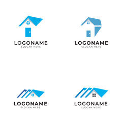 house home logo icon set