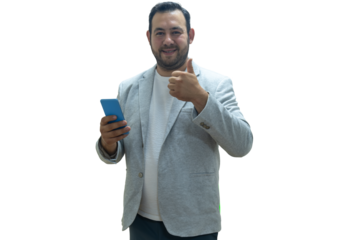 Dynamic Business Professional Engaged in Digital Transformation