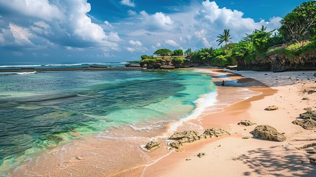 Nusa Dua Beach: A Tranquil Spot in Southern Bali, Indonesia