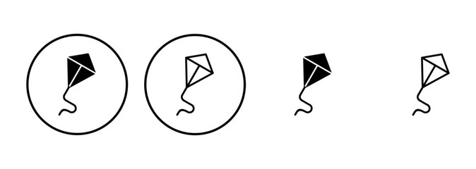 Kite icon set. kite vector icon.