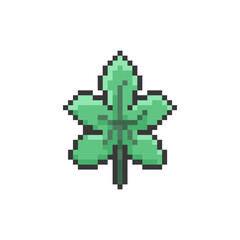 leaf pixel art for dynamic digital projects and designs.