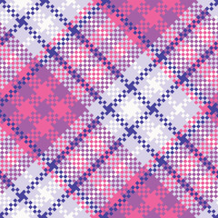 Plaid Pattern Seamless. Classic Plaid Tartan Traditional Scottish Woven Fabric. Lumberjack Shirt Flannel Textile. Pattern Tile Swatch Included.