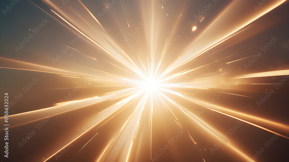 Canvas Prints design an abstract background featuring a glowing starburst with soft, radiant beams of light in whi