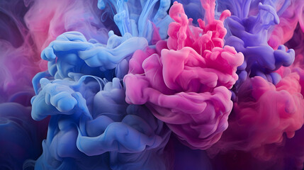Obraz premium Moody blues and purples melding in a dreamy haze