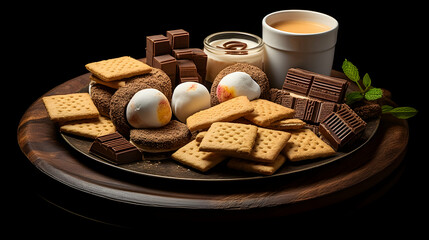 Mouthwatering s'mores dessert platter