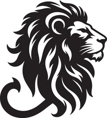 Lion  Silhouette vector illustration