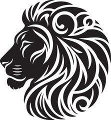 Lion  Silhouette vector illustration