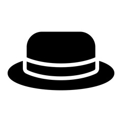 hat glyph icon