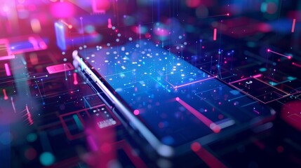 Obraz premium The combination of mobile payment systems and 5G networks has revolutionized the way we shop and pay making transactions faster safer and more convenient than ever before.