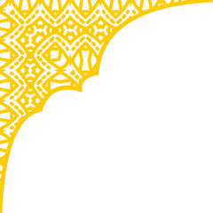 classic pattern corner ornament