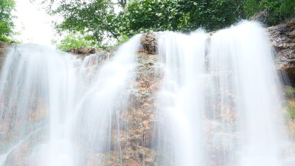 landscape with waterfall