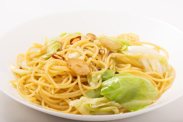 マグロ酒盗のペペロンチーノ