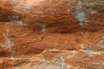 Red Travertine, natural classic travertine stone texture, photo of slab. Matt grunge pattern for exterior home decoration, floor, 3d ceramic wall tiles surface home decor. Natural background wallpaper