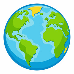 Obraz premium Earth clipart cartoon Illustration drawing