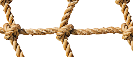 A rope is tied in a knot