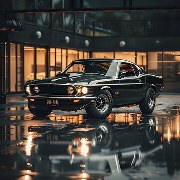 Mustang Boss 1969 Bacl nigth ligths