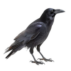 Fototapeta premium Graceful Crow in Flight. Embracing Solitude and Freedom concept