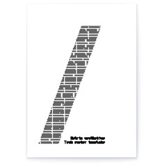 Binary Data Art. Minimalist Tech Poster