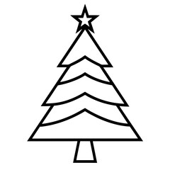 Fototapeta premium vector christmas tree