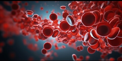 Streaming Red Blood Cells