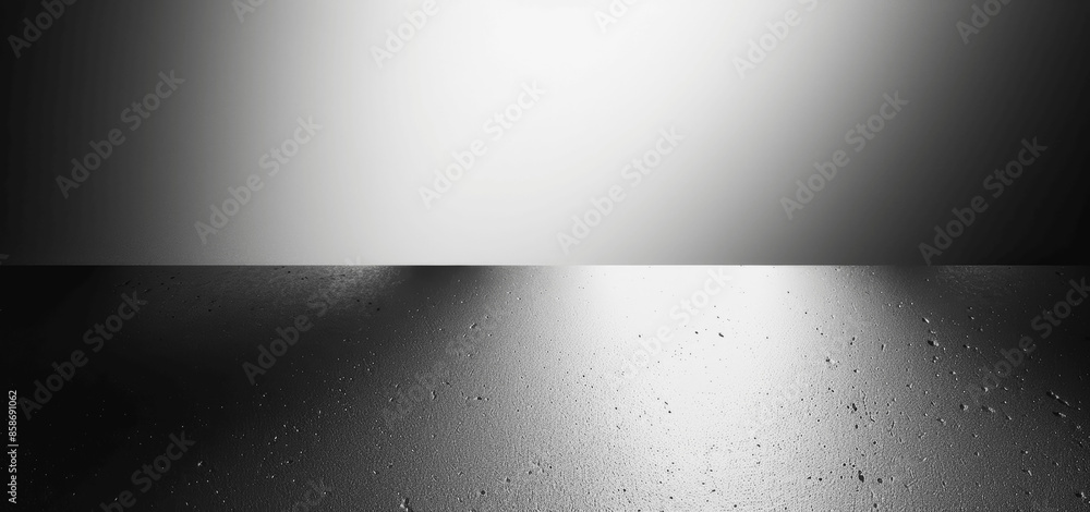 Poster smooth grey gradient background with grainy noise abstract textured header