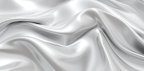 Fototapeta premium metallic silver background with a lot of folds