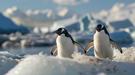 Obraz premium cute penguin. 