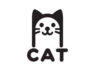 Cat logo design icon symbol vector Illustrations