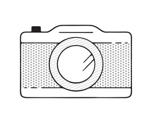 シンプルなカメラアイコン