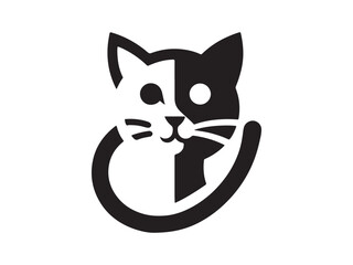 Fototapeta premium cat with a eyes