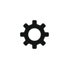 Gear icon vector. EPS 10 editable vector
