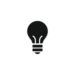 Lamp icon vector. EPS 10 editable vector