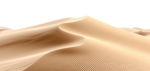 Golden Desert Sands on transparent 
