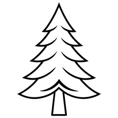 christmas tree set vector illustrator