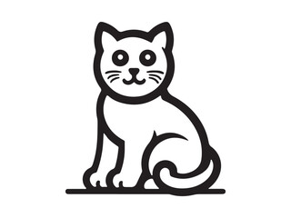 black cat cartoon