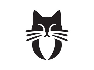 Obraz premium Cat logo design icon symbol vector Illustrations