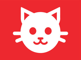 Cat logo design icon symbol vector Illustrations