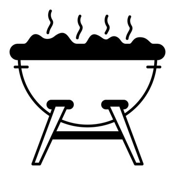 black barbecue grill cooking clip art preview