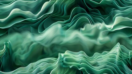 Obraz premium green silk background