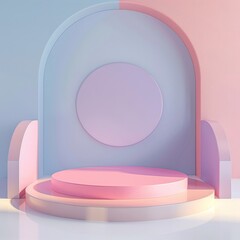 pink and white mirror