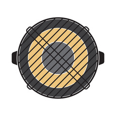 sausage fish grilling tool icon etc