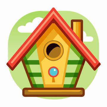 recommend clip art: Birdhouse clipart cartoon Illustration drawing