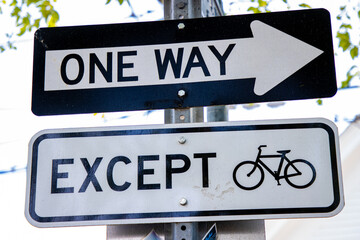 Bicycle sign