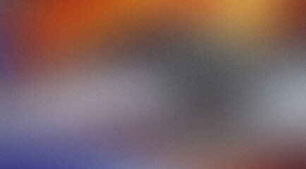 Vibrant grunge grainy background, orange purple noise texture color gradient, backdrop header poster banner design