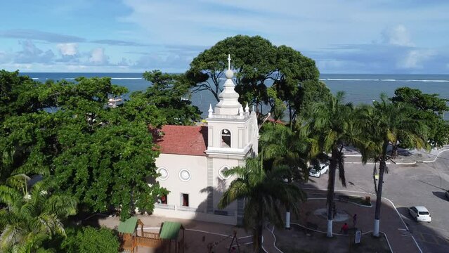 Igreja matriz de S&atilde;o Jose da Coroa Grande Pernambuco Brasil