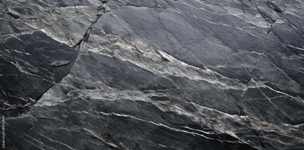 Poster granite background with a lot of rocks a row of rocks, including a large one on the left, a smaller 