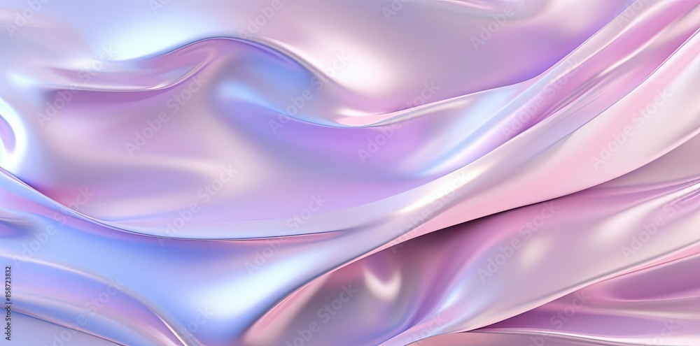 Poster pearlescent background in the form of a wave