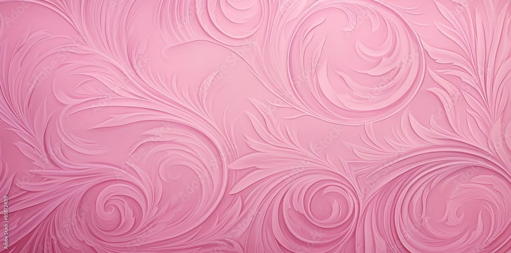 Poster pink pattern background in the form of a flower
