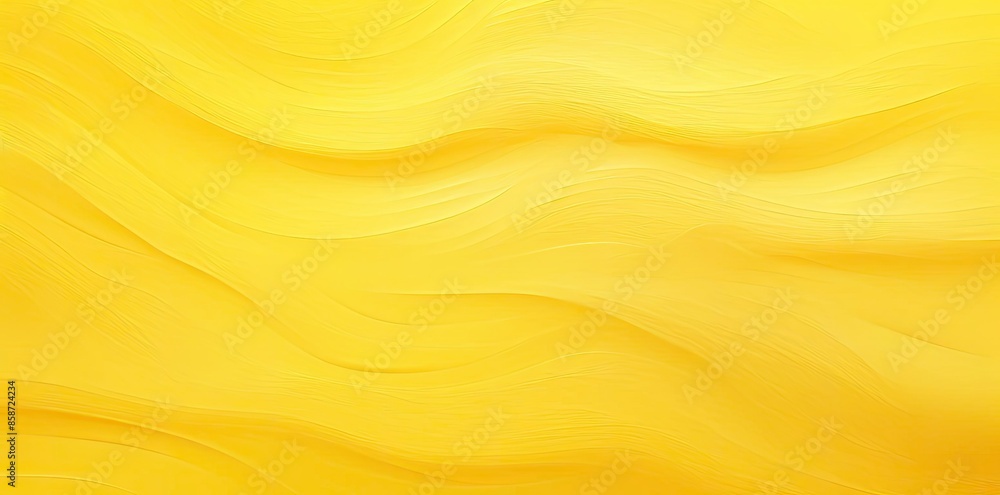 Poster plain yellow background with a lot of waves